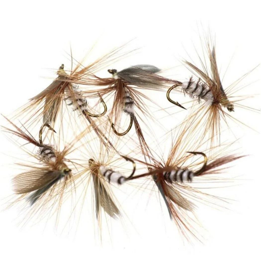5Pieces Brass Beadhead Peacock Herl Buzzer Fly Ice Fishing Fly Lure Jig Nymph Larvea for Trout Perch Bluegill Fishing