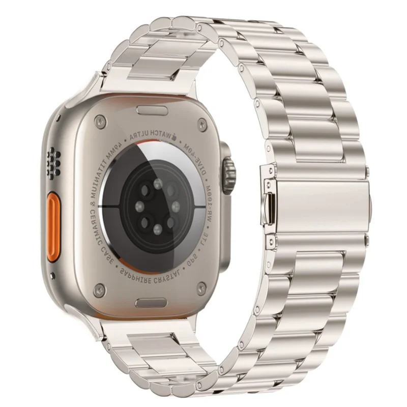 Metal Strap for Apple Watch 12 11 10 46mm 42mm Ultra 4/3/2 49mm Stainless Steel Wristband for IWatch 9 8 7 6 5 SE 45mm 41mm 44mm