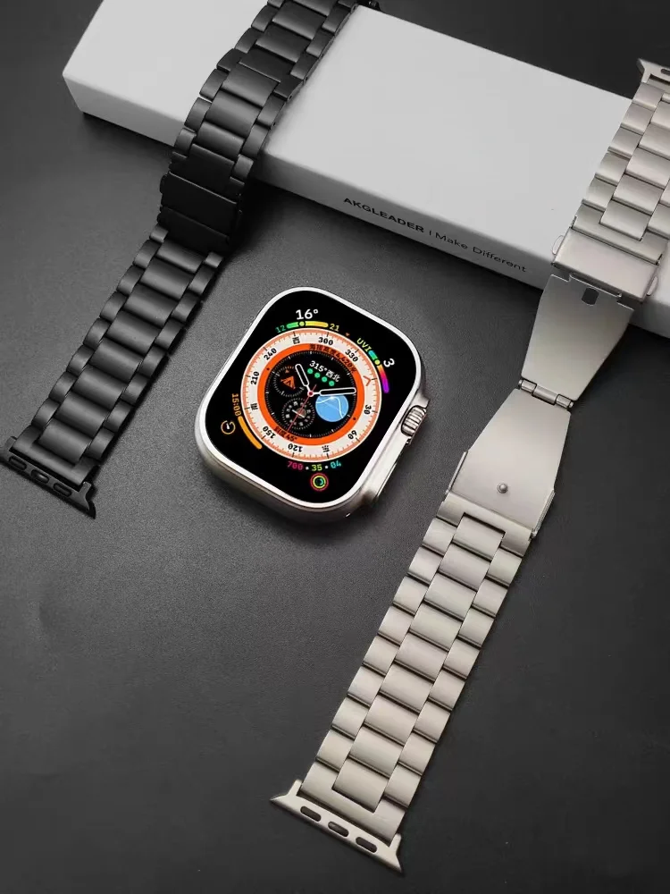 Metal Strap for Apple Watch 12 11 10 46mm 42mm Ultra 4/3/2 49mm Stainless Steel Wristband for IWatch 9 8 7 6 5 SE 45mm 41mm 44mm