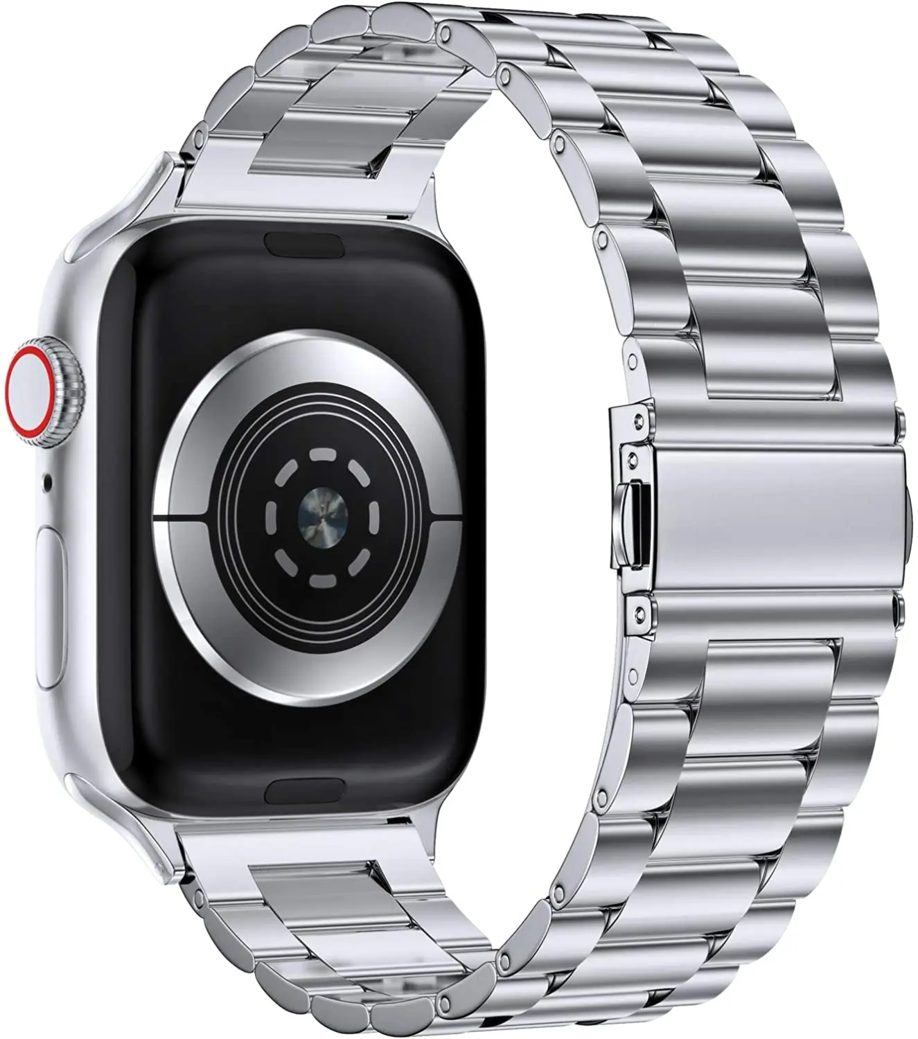 Metal Strap for Apple Watch 12 11 10 46mm 42mm Ultra 4/3/2 49mm Stainless Steel Wristband for IWatch 9 8 7 6 5 SE 45mm 41mm 44mm