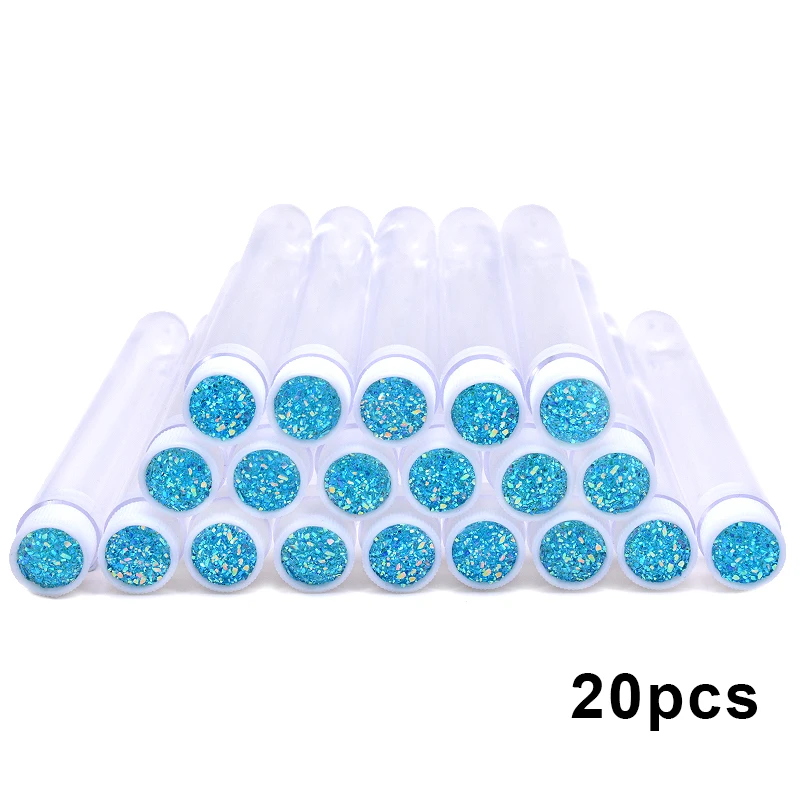 20Pcs/Lot Dust-Proof Eyelash Brush Tube Empty Reusable Lash Mascara Wand Case Replaceable Makeup Applicators Container wholesale