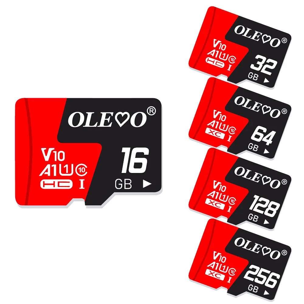 Class10 Memory Card 256GB 128GB 64GB 32GB 16GB Micro V10 SD Card Flash Card 8GB 4GB Memory TF/SD Card for Mobile Phone