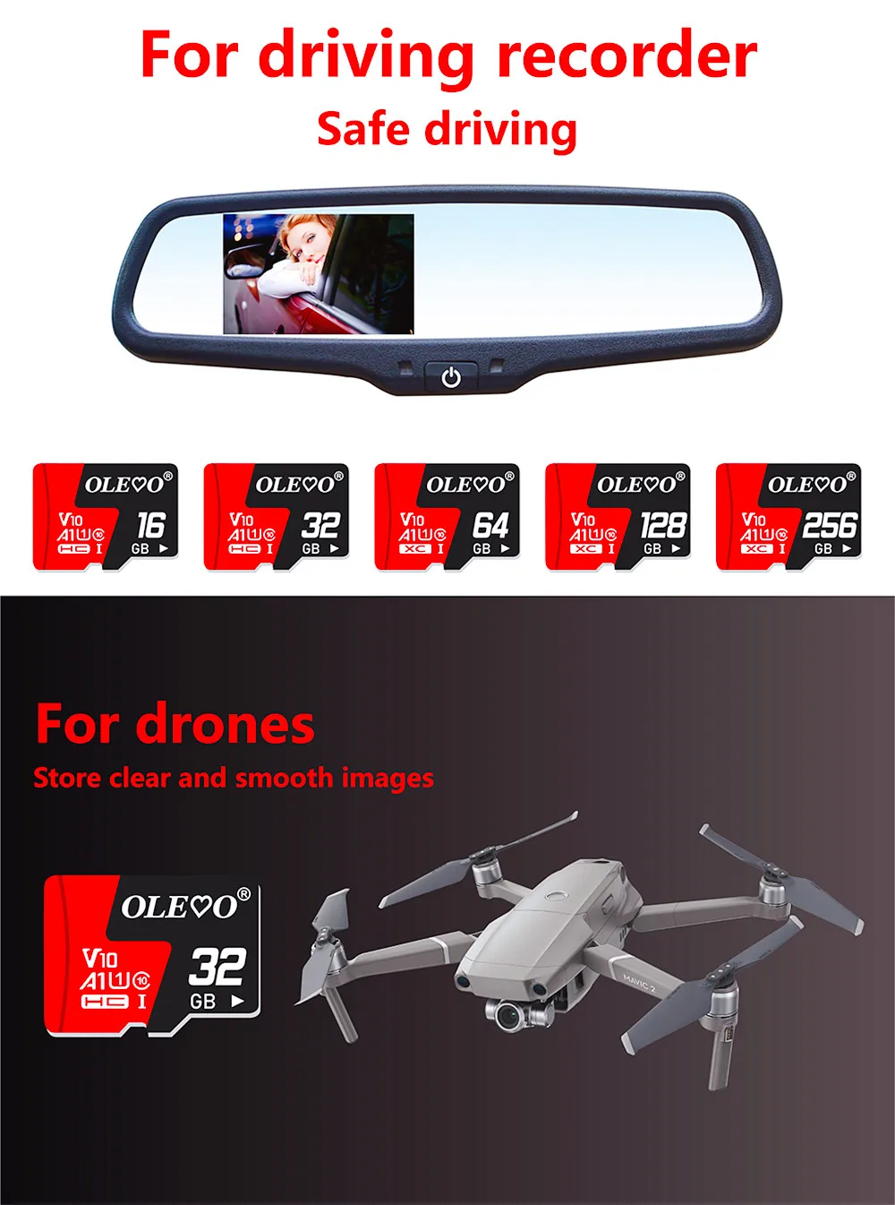 Class10 Memory Card 256GB 128GB 64GB 32GB 16GB Micro V10 SD Card Flash Card 8GB 4GB Memory TF/SD Card for Mobile Phone