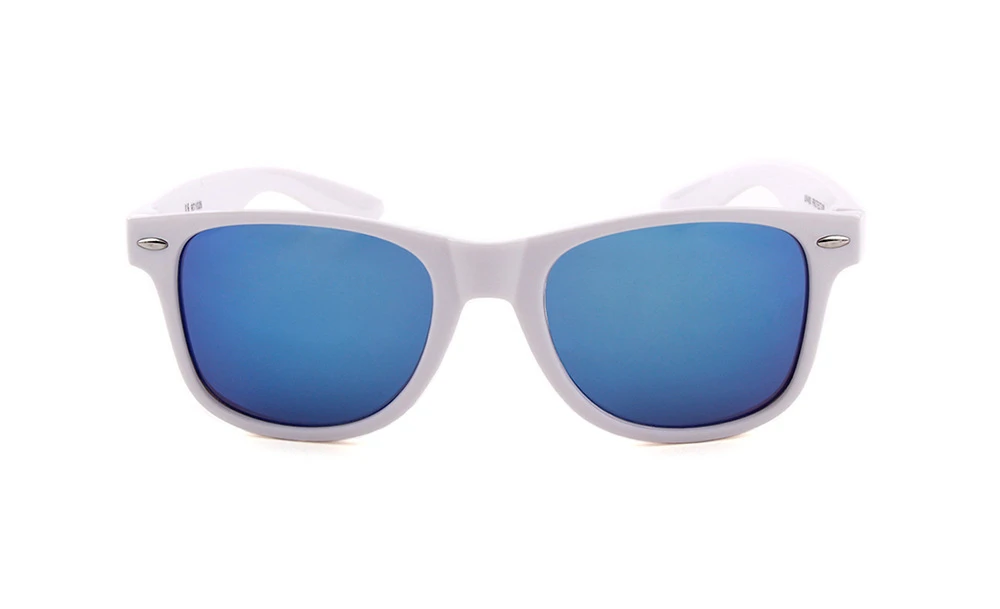 New white pc frame Sunglasses Men Women Glasses Sun Glasses Driving Eyewear reflective membrane Sunglasses For male female