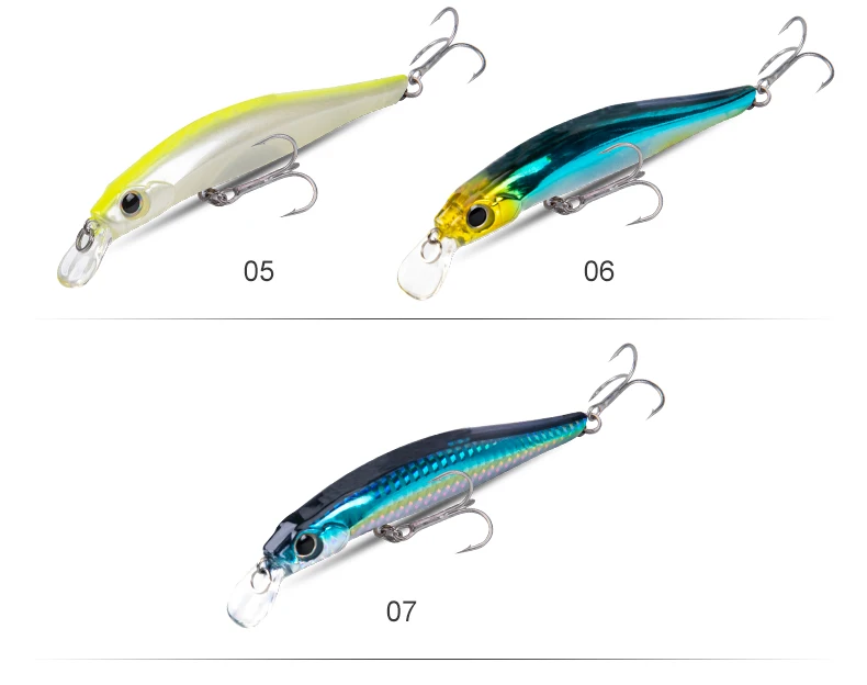 LEYDUN Artist FR Silence Sinking Minnow Fishing Lures 80mm 105mm Jerkbaits Good Action Wobblers High Quality Hard Baits Sea Bass