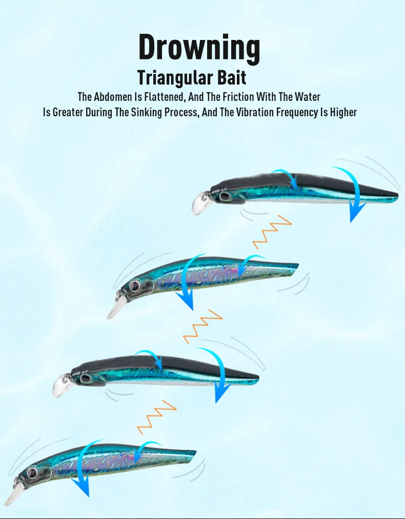 LEYDUN Artist FR Silence Sinking Minnow Fishing Lures 80mm 105mm Jerkbaits Good Action Wobblers High Quality Hard Baits Sea Bass