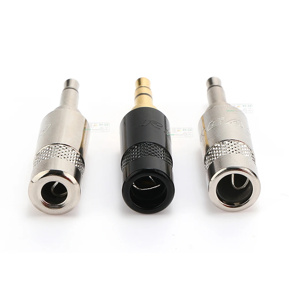 Neutrik's REAN Gold-plated Jack 3.5mm 3Pole Female Plug 1/8″ Headphone Notebook Microphone Audio Interface Extension Cable Plug