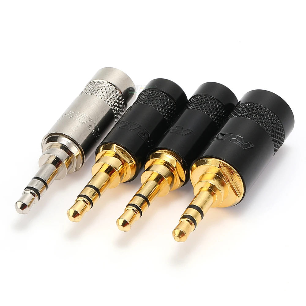 Neutrik's REAN Gold-plated Jack 3.5mm 3Pole Female Plug 1/8″ Headphone Notebook Microphone Audio Interface Extension Cable Plug