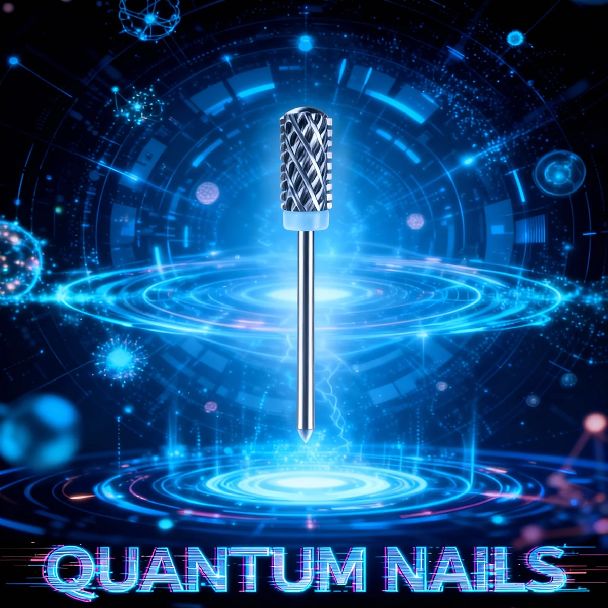RolinStar 6.6 Large Round Top Barrel Safety 4XC 5XC Original Acrylic Powder Dipping Killer Remover Strongest Nail Drill Bits