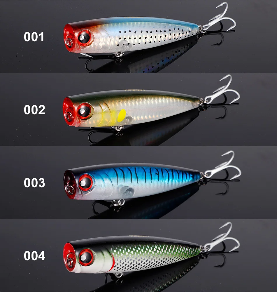 Noeby 105mm 24g Topwater Popper Fishing Lures Wobblers Long Casting Artificial Hard Baits Saltwater Freshwater Fishing Lures