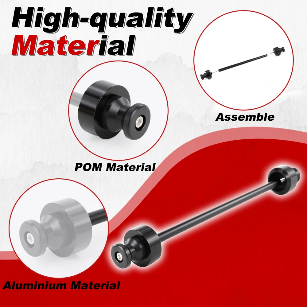 For YAMAHA MT-07 FZ-07 2014-2019 2020 2022 2023 Motorcycle Front Axle Sliders Rear Fork Swingarm Spools Sliders Crash Protector
