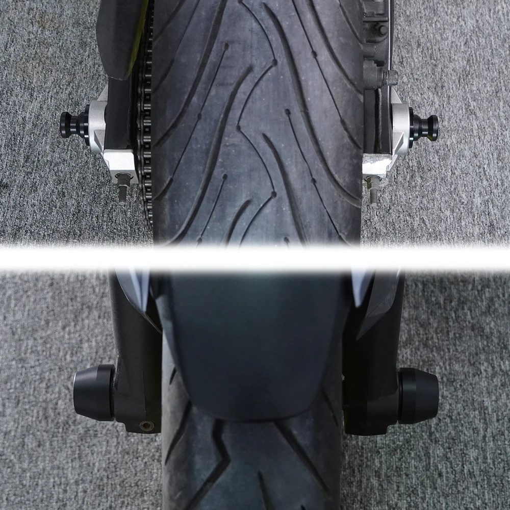 For YAMAHA MT-07 FZ-07 2014-2019 2020 2022 2023 Motorcycle Front Axle Sliders Rear Fork Swingarm Spools Sliders Crash Protector