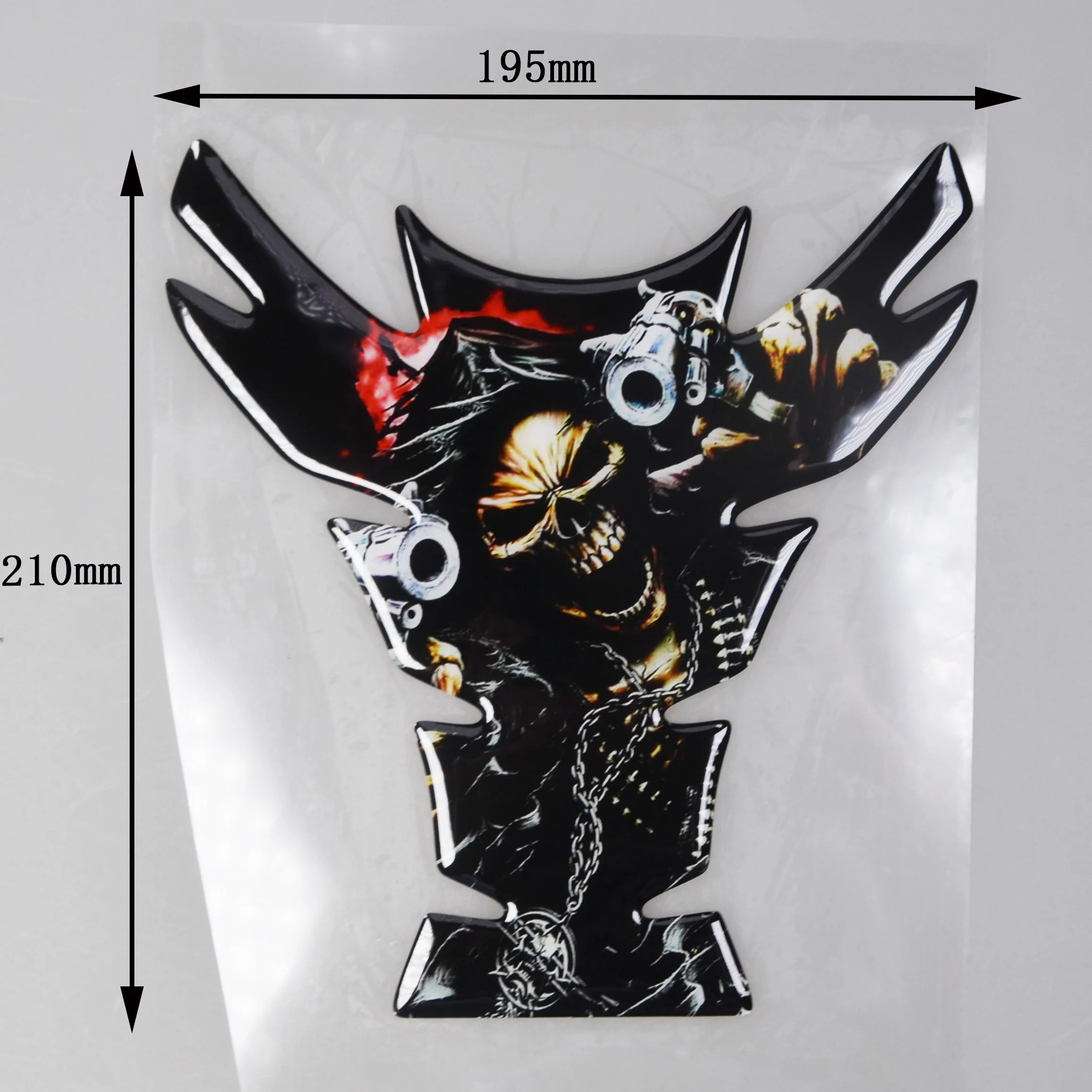 Motorcycle Universal Tankpad, Tank Pad, 3D Tank Pad Stickers, Oil Gas Protector, Tank Protector for SUZUKI YAMAHA Free Keychain