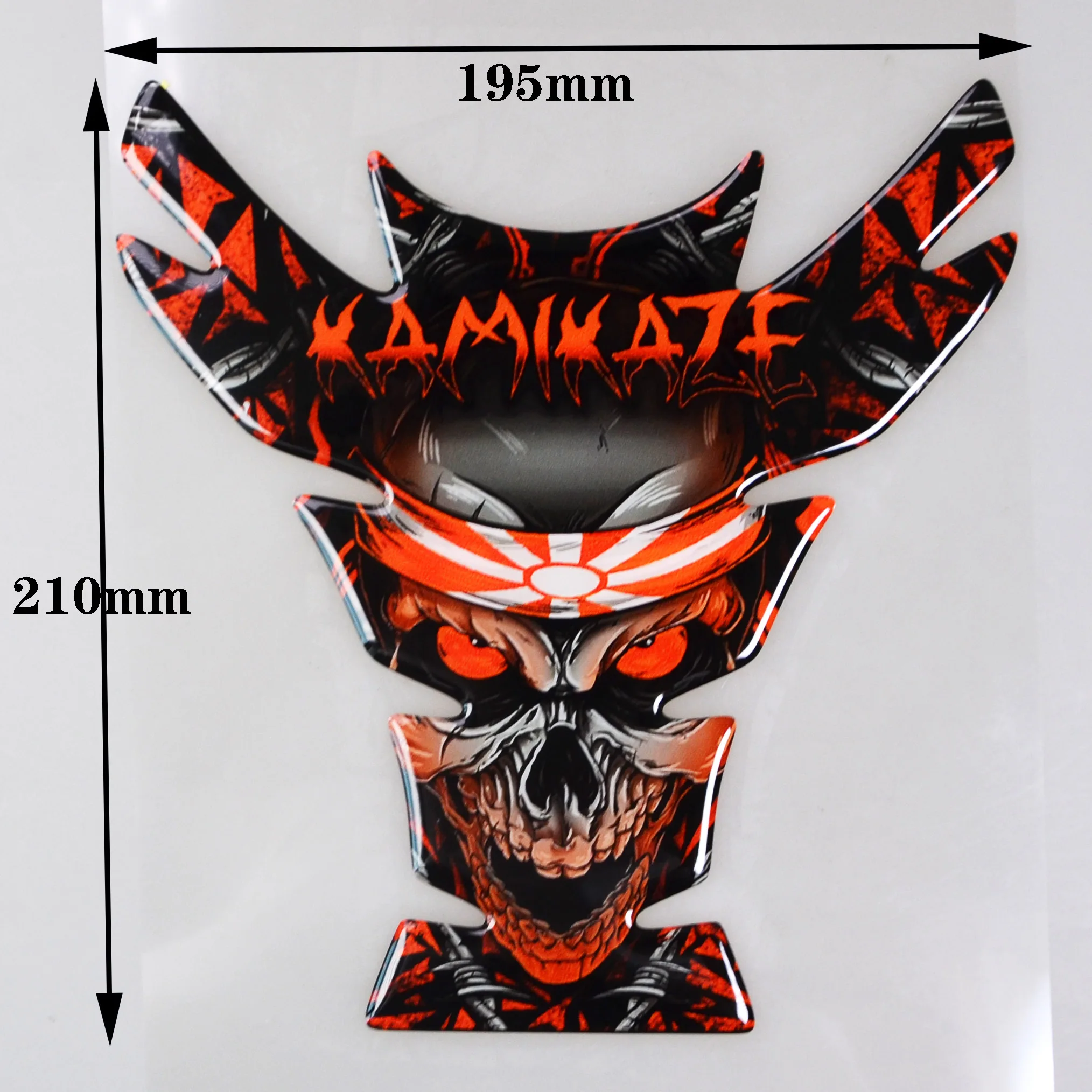 Motorcycle Universal Tankpad, Tank Pad, 3D Tank Pad Stickers, Oil Gas Protector, Tank Protector for SUZUKI YAMAHA Free Keychain