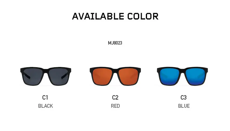 JULI Square Oversized Polarized Sunglasses for Big Heads Men Retro Vintage XXL Super Big SunGlasses UV Protection MJ8023