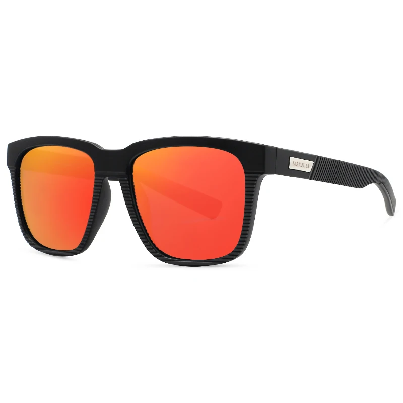 JULI Square Oversized Polarized Sunglasses for Big Heads Men Retro Vintage XXL Super Big SunGlasses UV Protection MJ8023