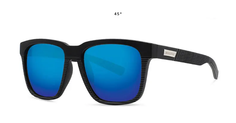 JULI Square Oversized Polarized Sunglasses for Big Heads Men Retro Vintage XXL Super Big SunGlasses UV Protection MJ8023