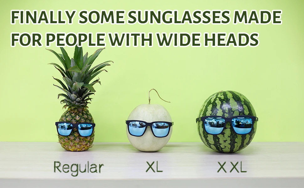 JULI Square Oversized Polarized Sunglasses for Big Heads Men Retro Vintage XXL Super Big SunGlasses UV Protection MJ8023