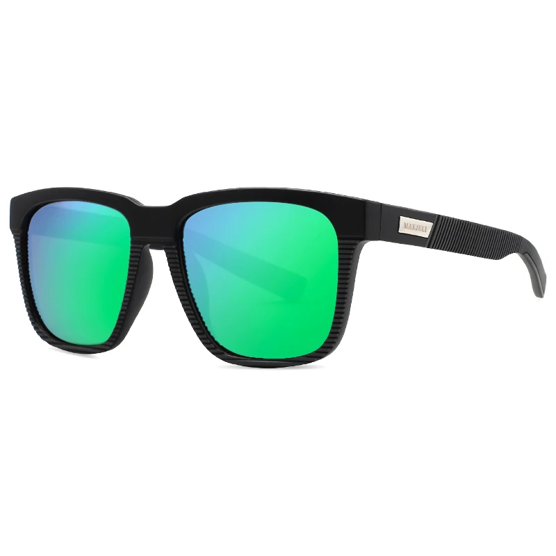 JULI Square Oversized Polarized Sunglasses for Big Heads Men Retro Vintage XXL Super Big SunGlasses UV Protection MJ8023