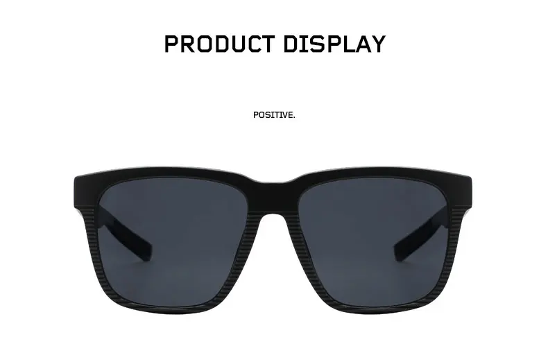 JULI Square Oversized Polarized Sunglasses for Big Heads Men Retro Vintage XXL Super Big SunGlasses UV Protection MJ8023