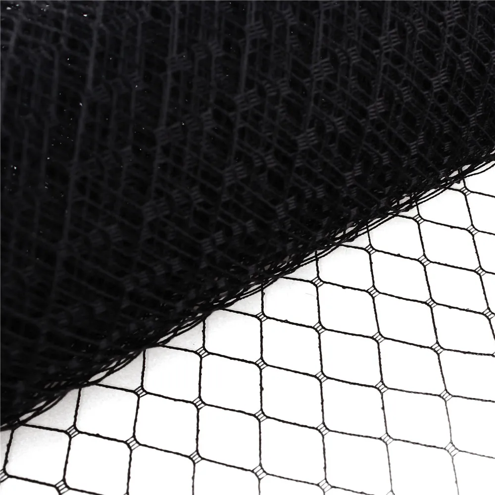 25cm*1yard Wedding Millinery Netting Russian Birdcage Veil DIY Fascinator Hat Trimming Hair Accessories Tulle Dress Fabric