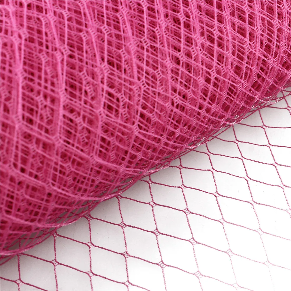 25cm*1yard Wedding Millinery Netting Russian Birdcage Veil DIY Fascinator Hat Trimming Hair Accessories Tulle Dress Fabric