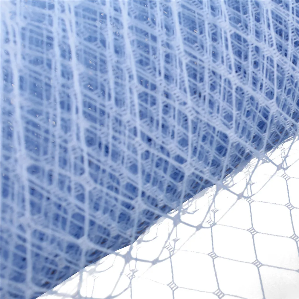 25cm*1yard Wedding Millinery Netting Russian Birdcage Veil DIY Fascinator Hat Trimming Hair Accessories Tulle Dress Fabric