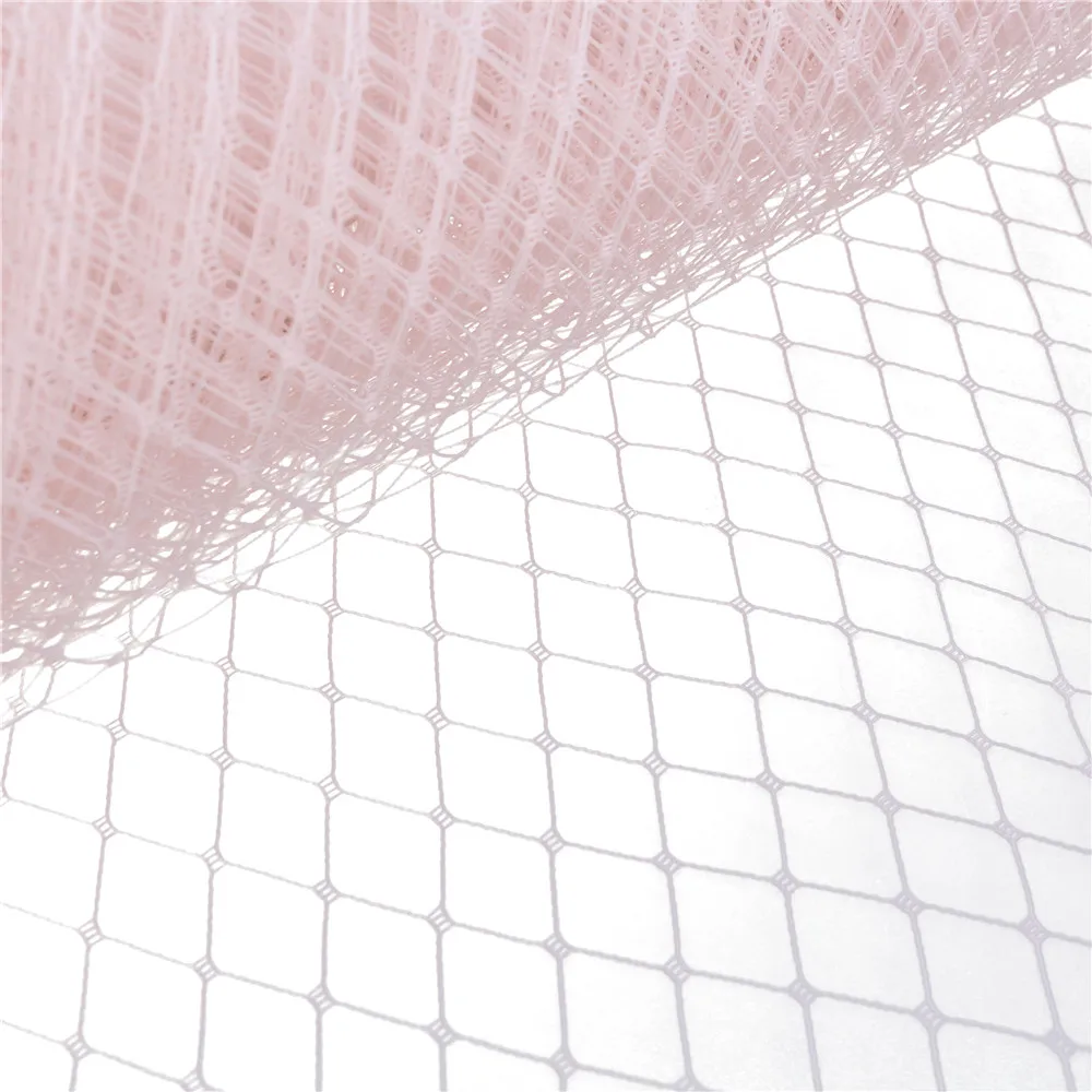 25cm*1yard Wedding Millinery Netting Russian Birdcage Veil DIY Fascinator Hat Trimming Hair Accessories Tulle Dress Fabric