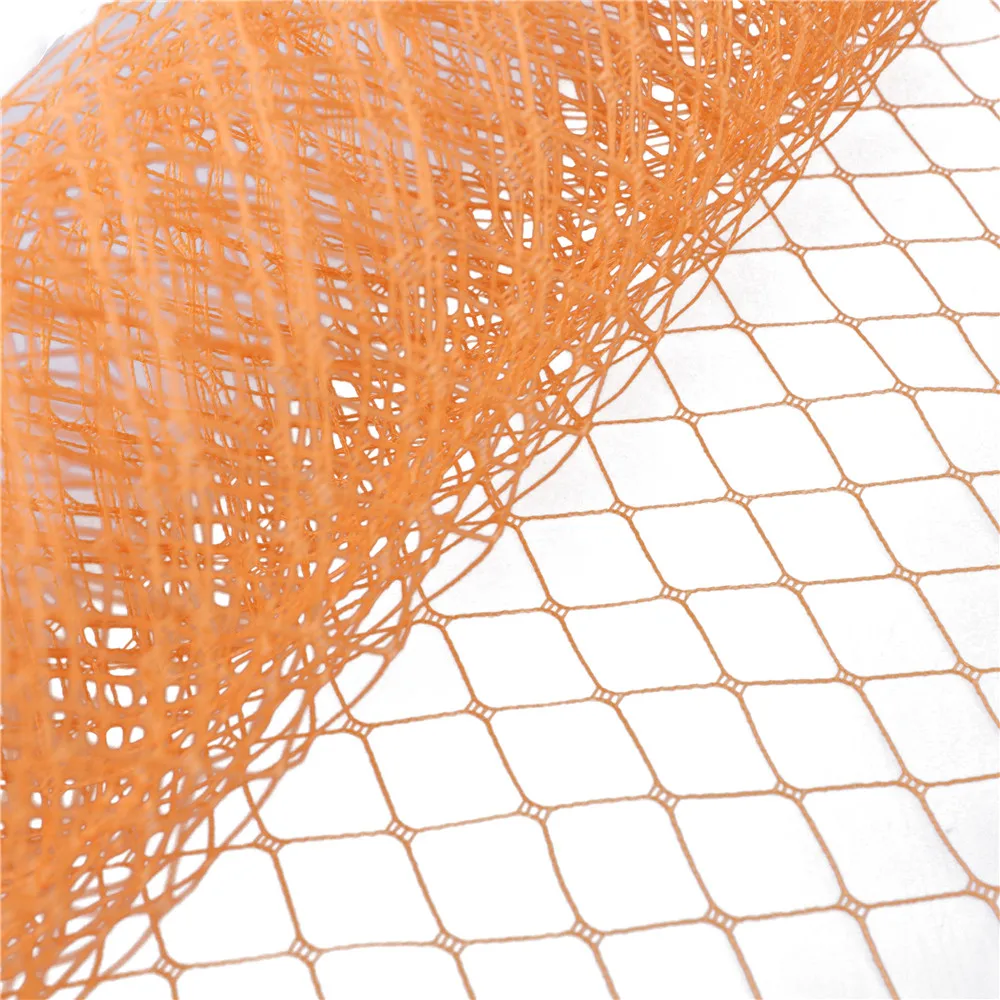 25cm*1yard Wedding Millinery Netting Russian Birdcage Veil DIY Fascinator Hat Trimming Hair Accessories Tulle Dress Fabric