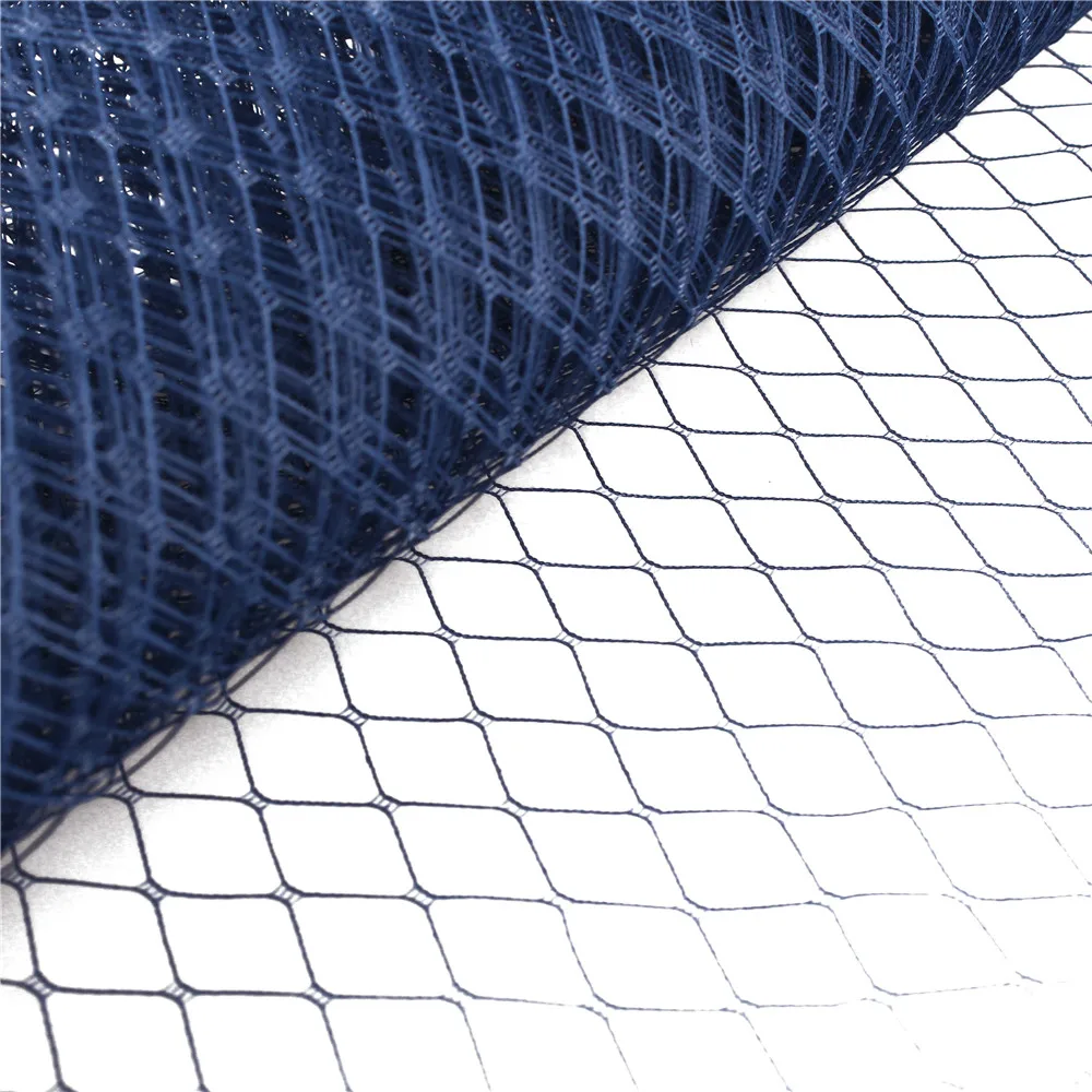 25cm*1yard Wedding Millinery Netting Russian Birdcage Veil DIY Fascinator Hat Trimming Hair Accessories Tulle Dress Fabric