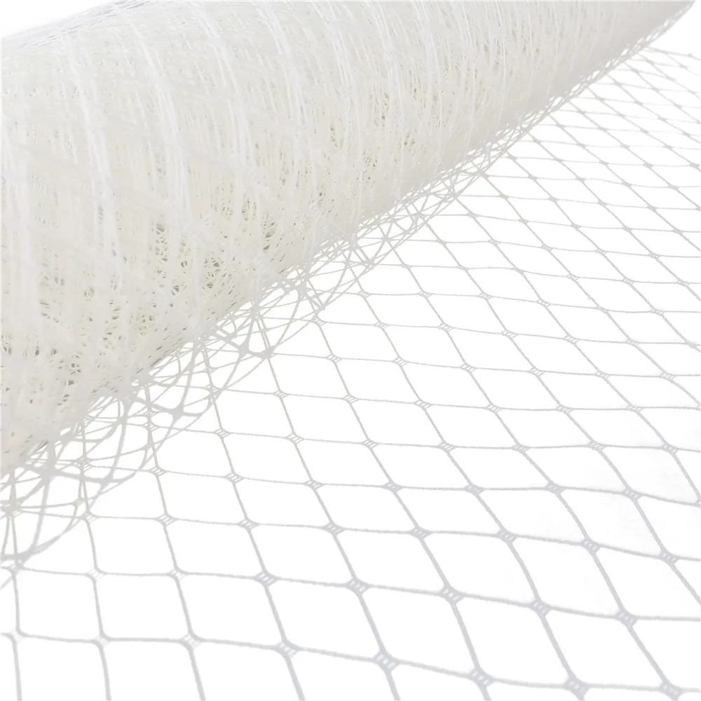 25cm*1yard Wedding Millinery Netting Russian Birdcage Veil DIY Fascinator Hat Trimming Hair Accessories Tulle Dress Fabric
