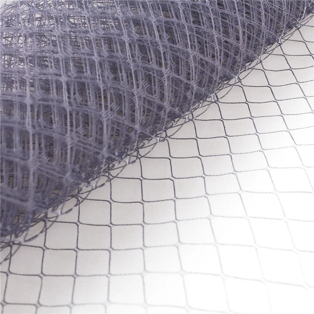 25cm*1yard Wedding Millinery Netting Russian Birdcage Veil DIY Fascinator Hat Trimming Hair Accessories Tulle Dress Fabric