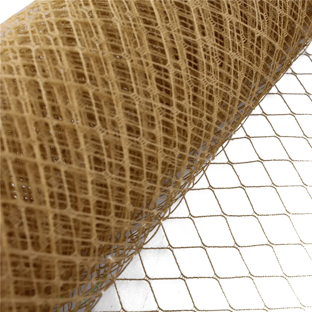 25cm*1yard Wedding Millinery Netting Russian Birdcage Veil DIY Fascinator Hat Trimming Hair Accessories Tulle Dress Fabric