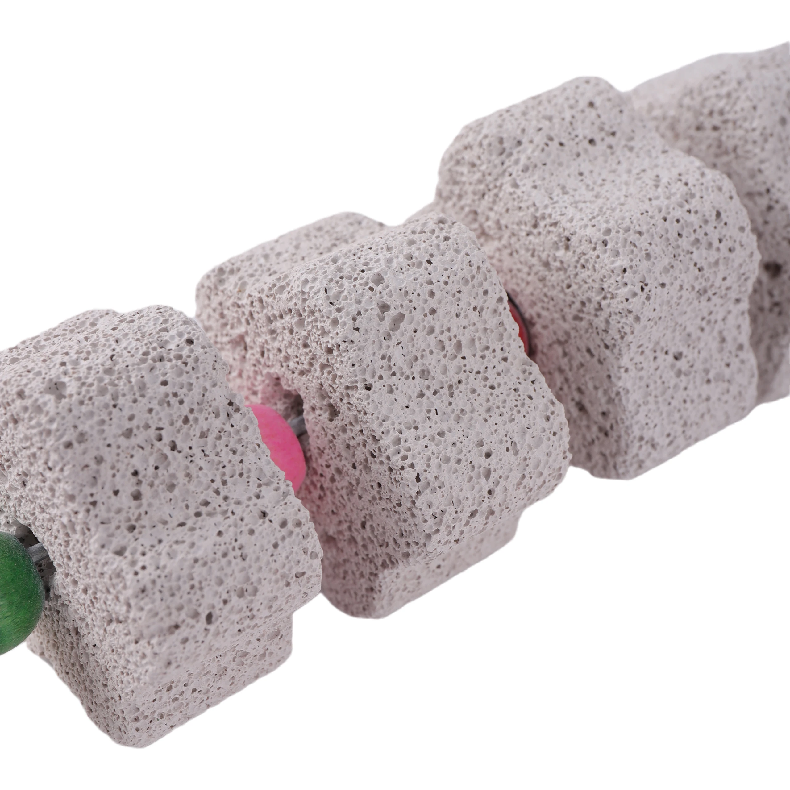 Stone Mineral for Ornament Parrot Pet Supplies Bird Cage Toy Grinding Stone Flower Shape Chew Bite Hang Style Parakeet Toy 1Pc