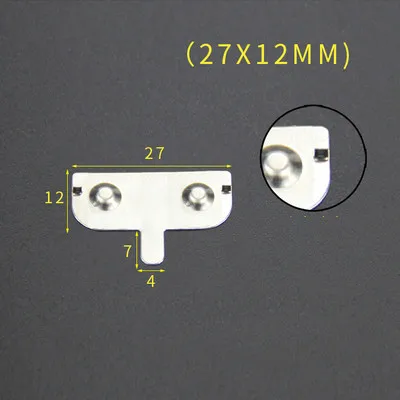 YYT 20PCS Spring sheet AA 12*12/26.5/27.5/28MM contact sheet battery box positive and negative sheets 0.3MM iron+nickel plating