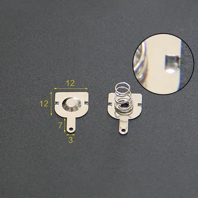 YYT 20PCS Spring sheet AA 12*12/26.5/27.5/28MM contact sheet battery box positive and negative sheets 0.3MM iron+nickel plating
