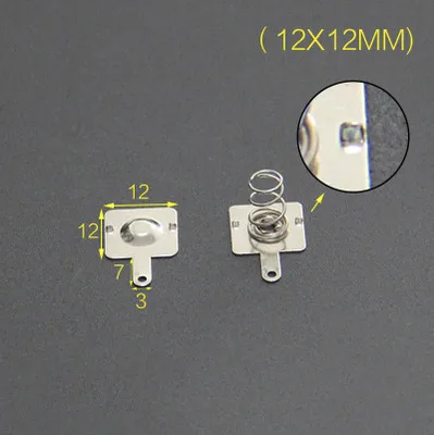 YYT 20PCS Spring sheet AA 12*12/26.5/27.5/28MM contact sheet battery box positive and negative sheets 0.3MM iron+nickel plating