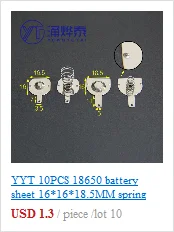 YYT 20PCS Spring sheet AA 12*12/26.5/27.5/28MM contact sheet battery box positive and negative sheets 0.3MM iron+nickel plating