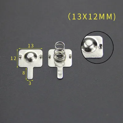 YYT 20PCS Spring sheet AA 12*12/26.5/27.5/28MM contact sheet battery box positive and negative sheets 0.3MM iron+nickel plating