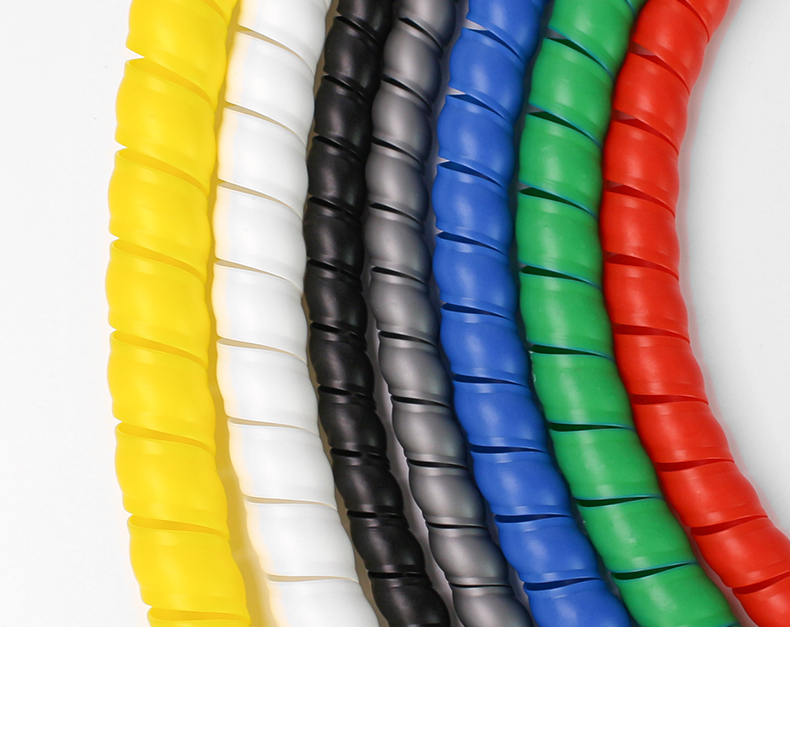 1/5M Winding Tube Wire Organizer Cable Protection Sleeve Tube Protection Sleeve Spiral Wrap Winding Protector 8/10/14/16/20/25mm