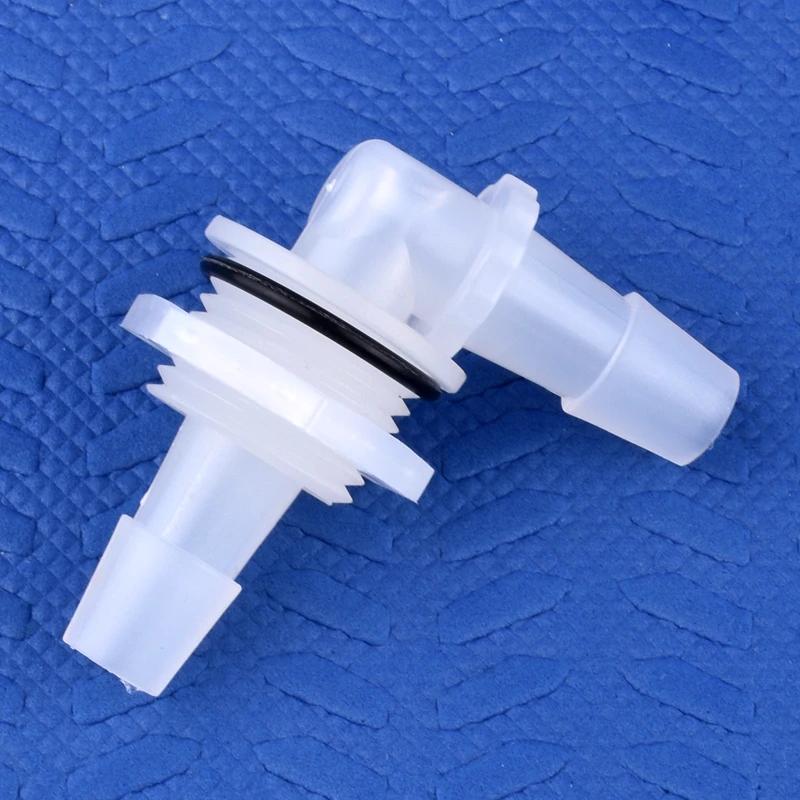 5~200pcs M6~G1/2 To 2.4-11.1mm PP Pagoda Elbow Connector+Nut O-Ring Irrigation Aquarium Tank Adapter Irrigation Water Hose Joint
