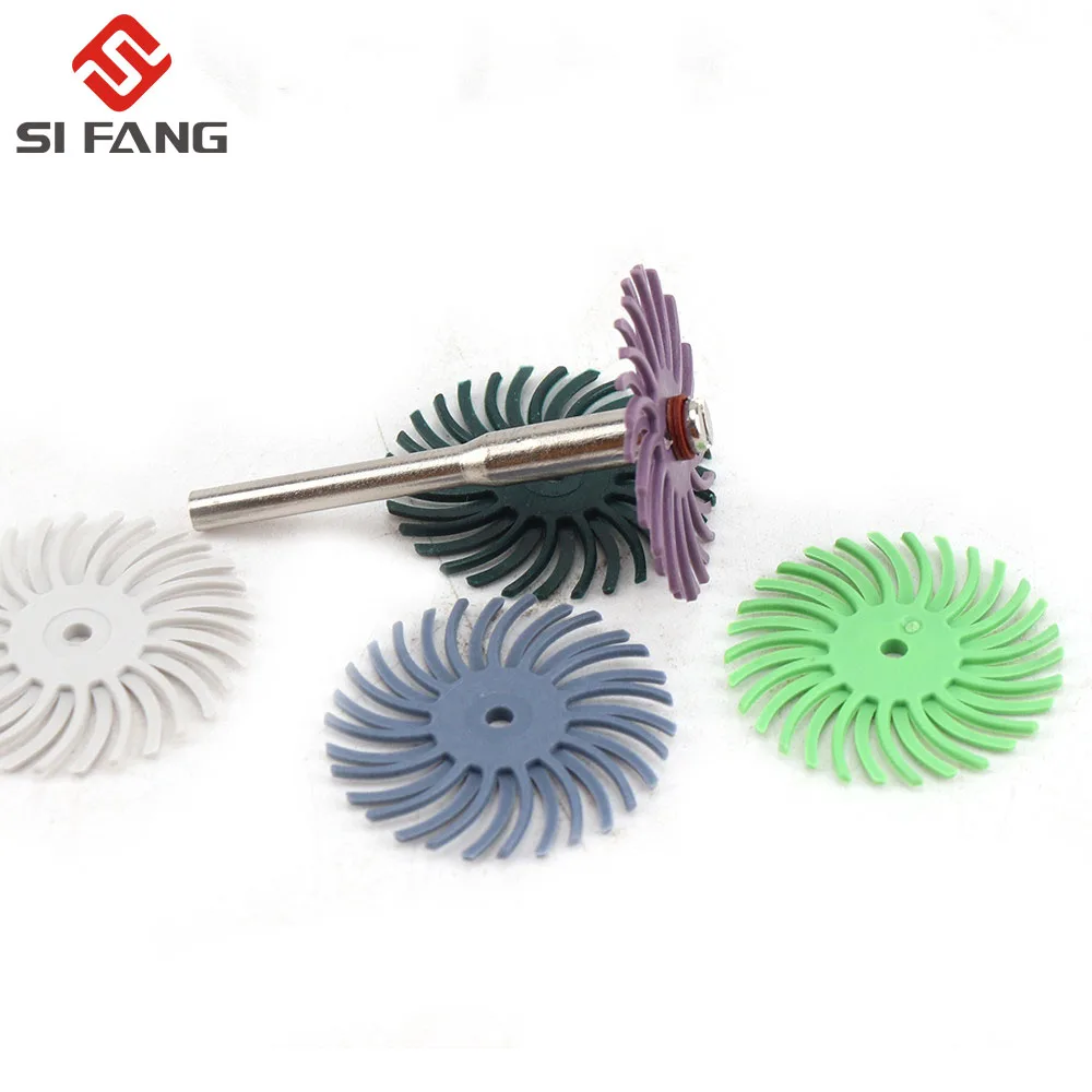 1Inch Radial Bristle Disc Kit Abrasive Brush 2.35mm/3mm Shank Detail Polishing Wheel for Dremel Rotary Tool Accessories