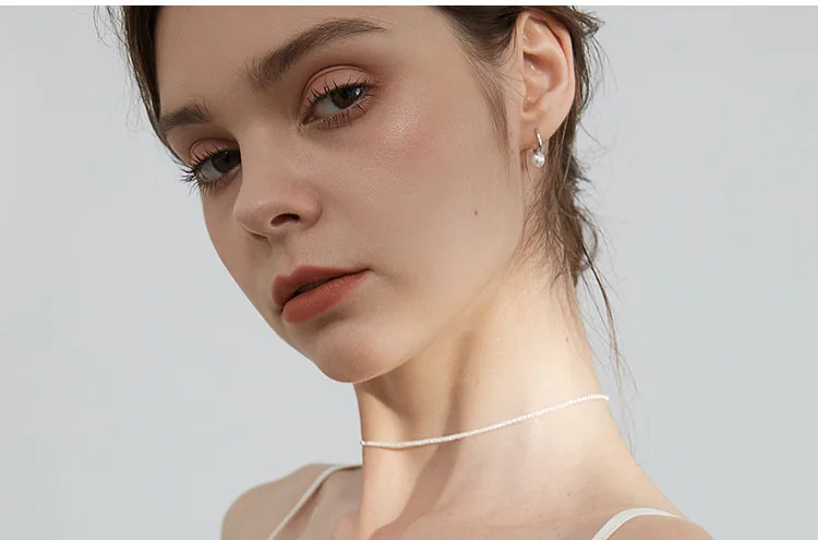 Popular 925 Sterling Silver Sparkling Clavicle Chain Choker Necklace For Women Fine Jewelry Wedding Party Birthday Gift