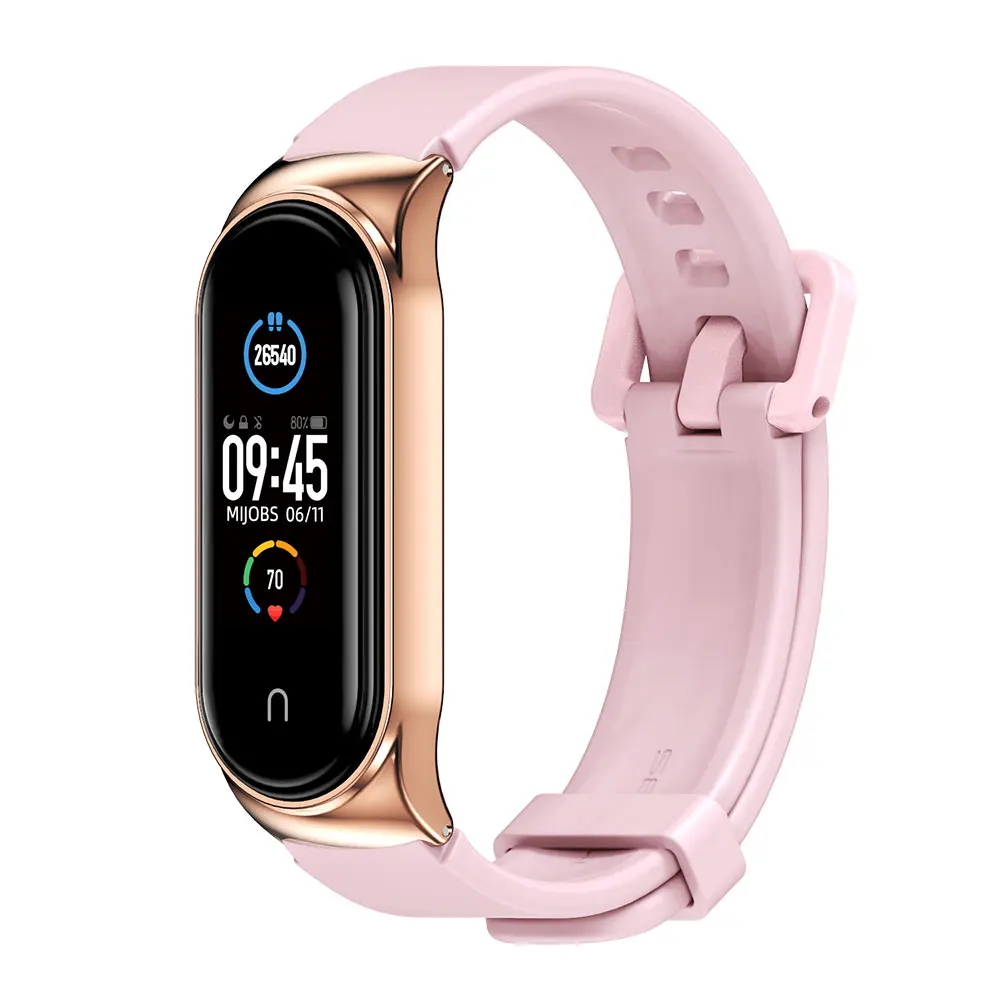 Strap for Mi Band 10 11 9 8 7 6 5 Metal Bracelet Mi Band 9 Wristband for Mi Band 6 Mi Band 7 Strap For Xiaomi Miband 8 9