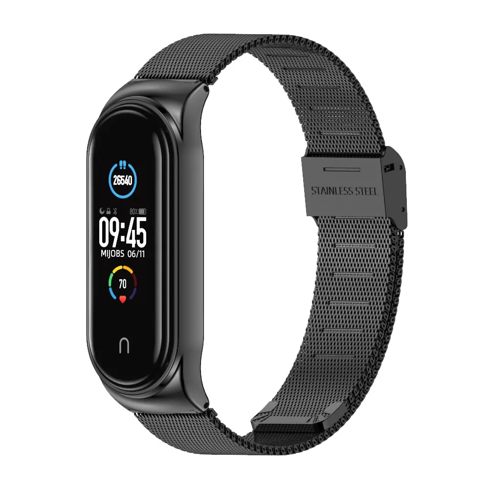 Strap for Mi Band 10 11 9 8 7 6 5 Metal Bracelet Mi Band 9 Wristband for Mi Band 6 Mi Band 7 Strap For Xiaomi Miband 8 9