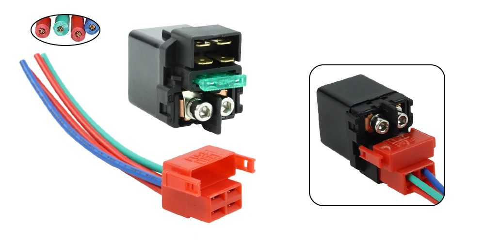 Starter Relay Solenoid for Honda Shadow 750 600 CBR600 F2 F3 CBR 900 929 CB750 CB900 CBR900 CBR1000 GL1500 VFR 800 750 VT600