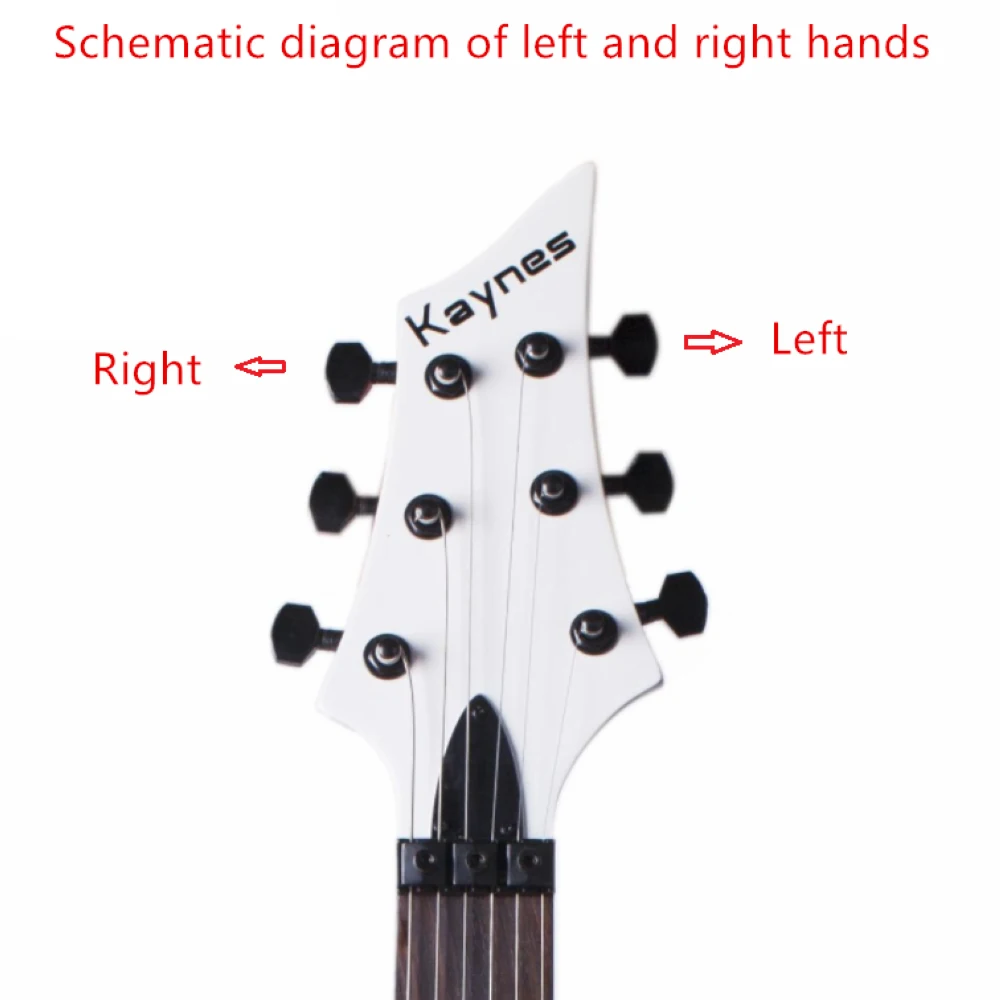 1 Set Guitar Locking Tuners Electric Guitar Machine Heads Tuners Lock String Tuning Pegs Chrome Silver Made in Korea