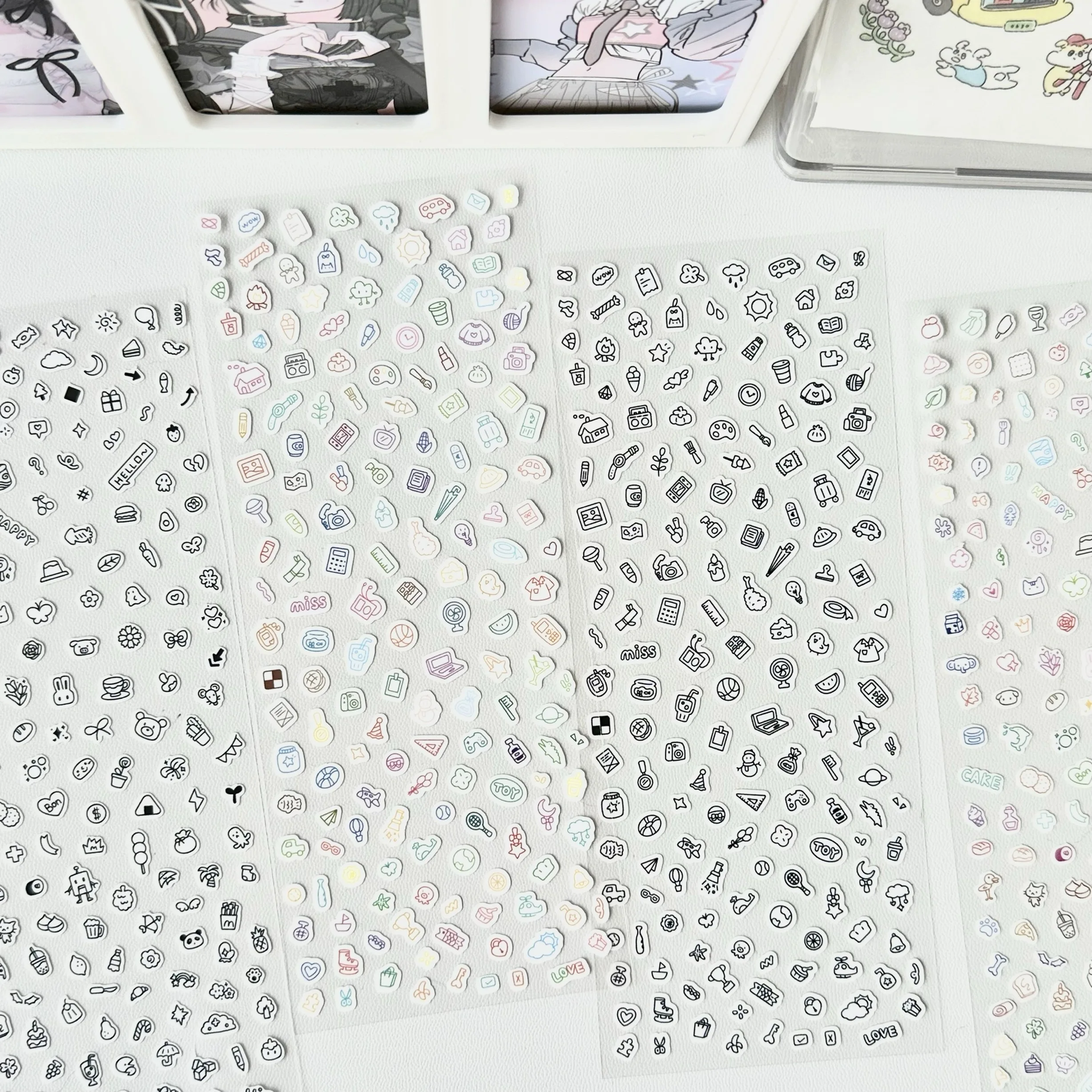 MINKYS New Arrival 3pcs 6pcs Kawaii Bear Ribbon Laser Bling Stickers DIY Scrapbook Stickers Confetti Decoration DIY Photo Frame