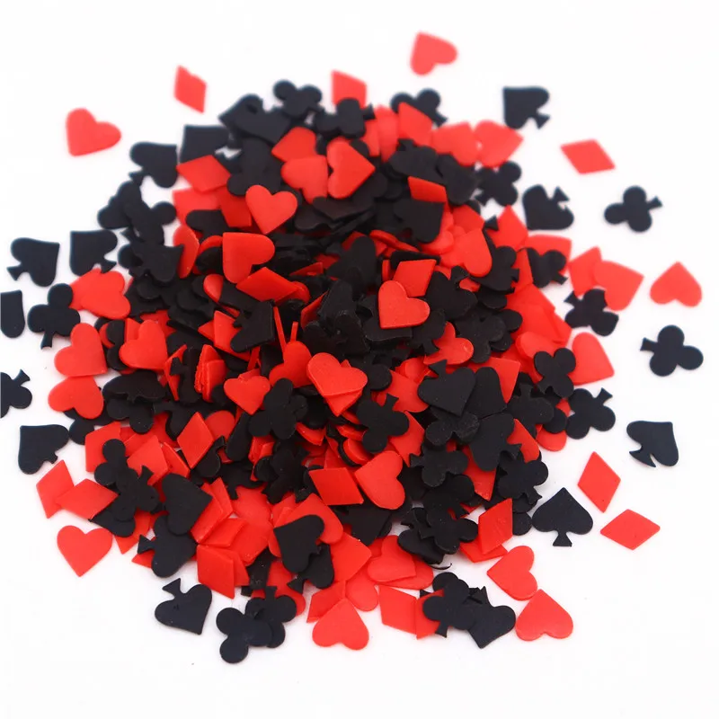 Boxi Slime Star Flower Heart Candy Fruit Slices Multi-series Polymer Clay Sprinkles DIY Nail Art Handmade Accessories 10g