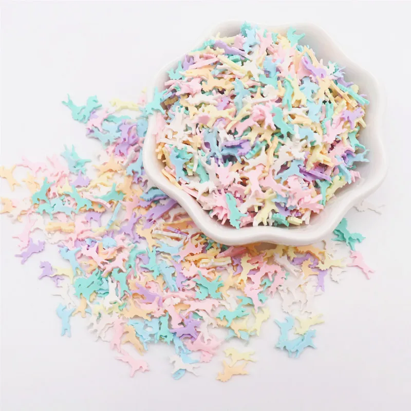 Boxi Slime Star Flower Heart Candy Fruit Slices Multi-series Polymer Clay Sprinkles DIY Nail Art Handmade Accessories 10g